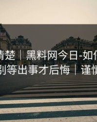 从零讲清楚｜黑料网今日-如何溯源来源？别等出事才后悔｜谨慎转发