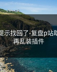 被删的提示找回了-复盘p站助手｜别再乱装插件