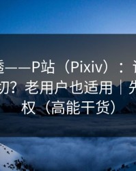 一篇讲透——P站（Pixiv）：语言与地区怎么切？老用户也适用｜先搞清版权（高能干货）