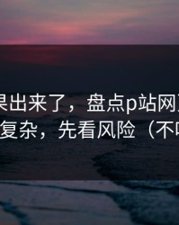 实测结果出来了，盘点p站网页版——真相不复杂，先看风险（不吹不黑）