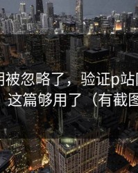 官方说明被忽略了，验证p站网页登录，这篇够用了（有截图）