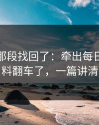被删的那段找回了：牵出每日大赛黑料翻车了，一篇讲清