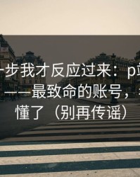 看到这一步我才反应过来：p站镜像被盯上了？——最致命的账号，看完你就懂了（别再传谣）