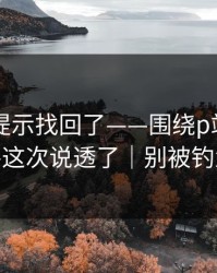 被删的提示找回了——围绕p站全称——这次说透了｜别被钓鱼